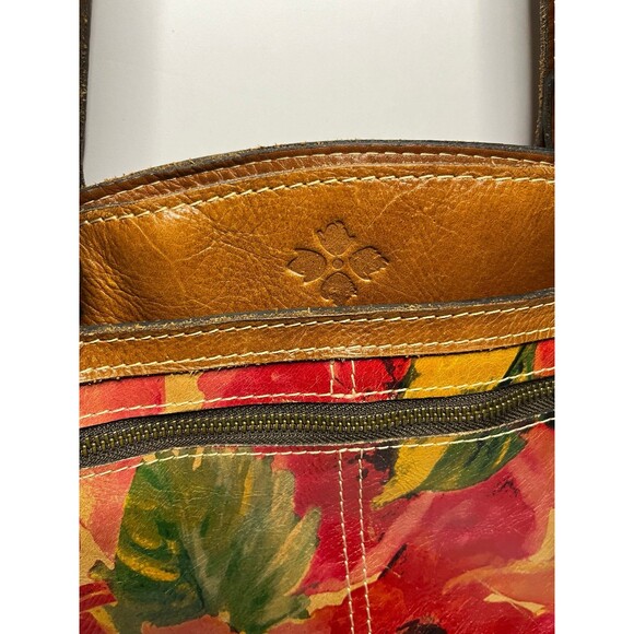 Patricia Nash leather floral shoulder bag - Picture 2 of 7